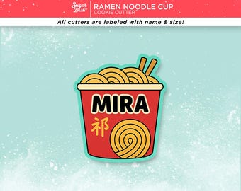 Ramen Noodle Cup Cookie Cutter