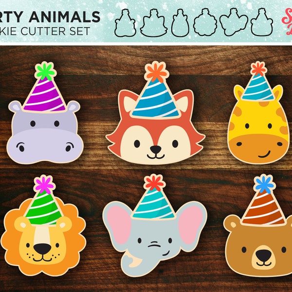 Animal Cookie Cutter Etsy