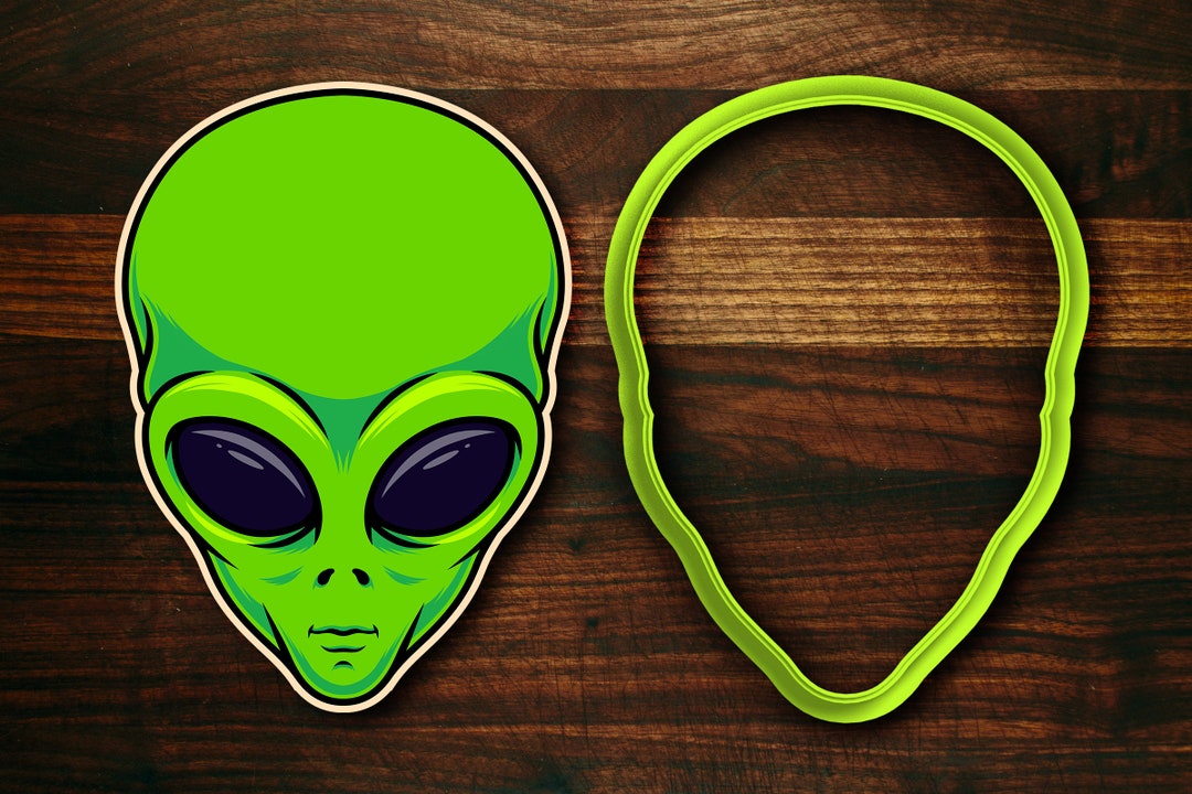 Space Alien Head Cookie Cutter - Etsy