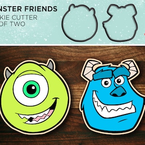 Monster Best Friends - Cookie Cutter Set of Two