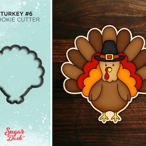 Thanksgiving Turkey #5 Cookie Cutter