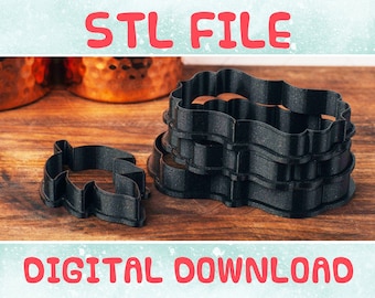 Cookie Cutter STL File | Personalized Digital Download