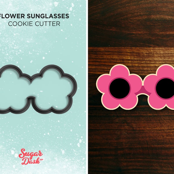 Flower Sunglasses - Summer Cookie Cutter