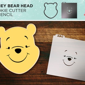 Honey Bear Head Cookie Cutter | Pooh Baby Shower