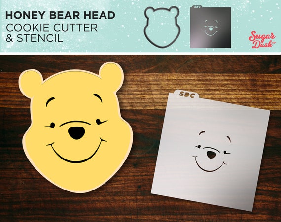 Honey Bear Head Cookie Cutter | Pooh Baby Shower