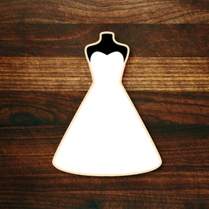 Wedding Dress Cookie Cutter #4