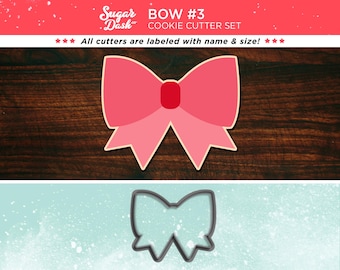 Bow #3 | Cheer Bow Cookie Cutter
