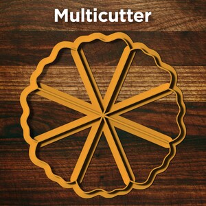 Pie Multi Cutter Cookie Eight Slices or Single Slice image 3