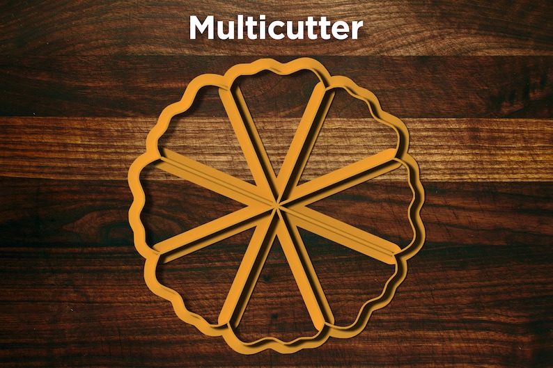 Pie Multi Cutter Cookie Eight Slices or Single Slice image 3