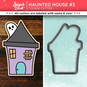 Haunted House #3 - Halloween Cookie Cutter