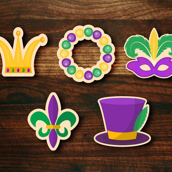 mardi gras spritz cookies