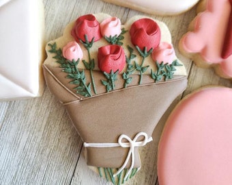 Rose Bouquet Cookie Cutter
