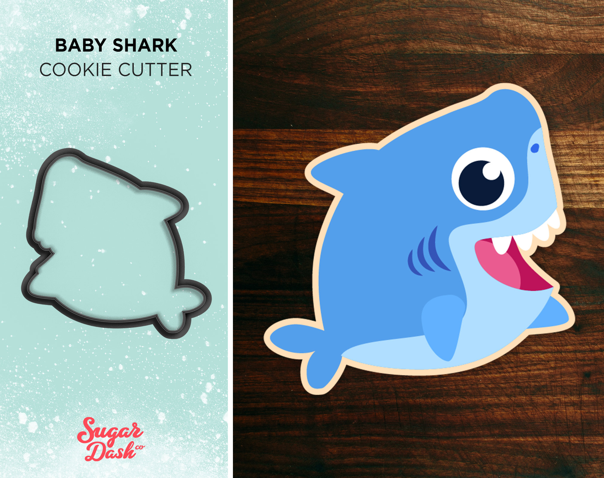 Baby shark cheap cookie cutter