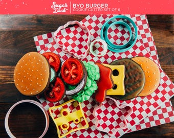 Build Your Own Burger Cookie Cutter Set