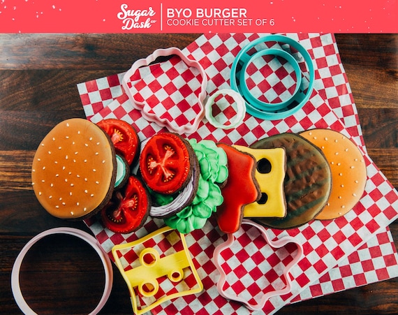 Build Your Own Burger Cookie Cutter Set