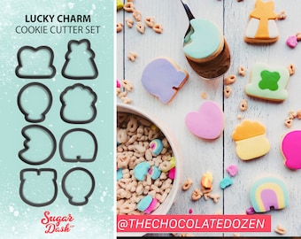 Lucky Charms - St Patrick’s Day Cookie Cutter Set of 8