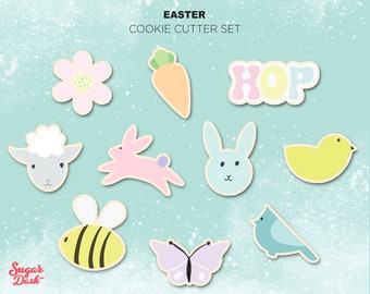 Easter Cookie Cutter Set of 10 Classic Minis