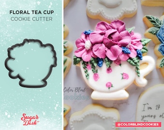 Floral Teacup Cookie Cutter