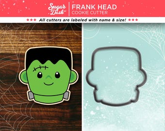 Frankenstein Head | Halloween Cookie Cutter