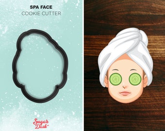 Spa Face Cookie Cutter