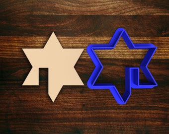 Star of David Cookie Cutter - Etsy