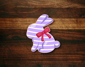 Easter Bunny with Bow Cookie Cutter #2