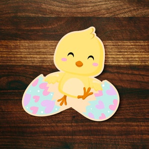 Easter Chick Hatching from Egg Cookie Cutter #2