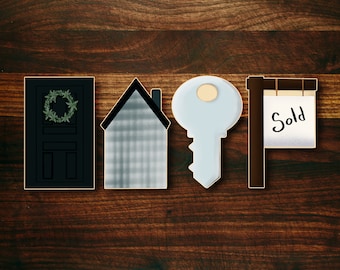 House Warming Cookie Cutter Set 4"x2.5"