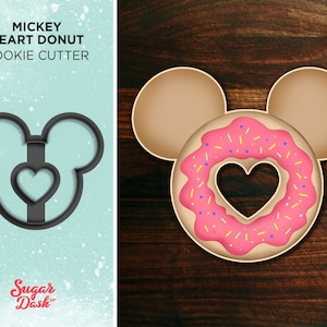Mouse Heart Donut Cookie Cutter