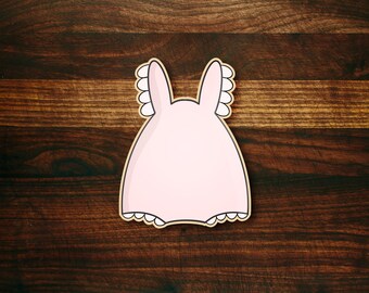 Ruffle Onesie Cookie Cutter #2