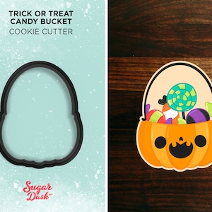 Halloween Candy Bucket Cookie Cutter