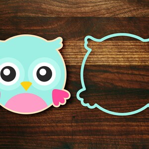 Round Owl Cookie Cutter