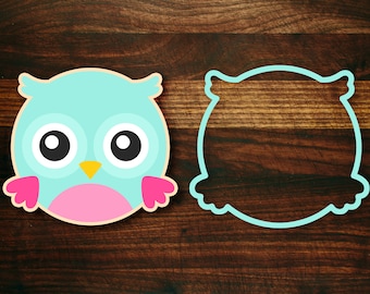 Round Owl Cookie Cutter