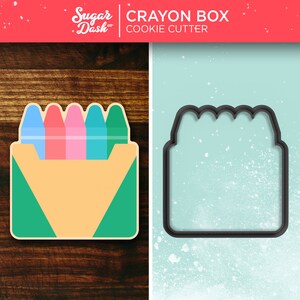 Crayon Box Cookie Cutter | Back to School