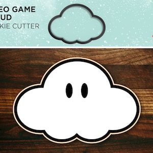 Video Game Cloud Cookie Cutter