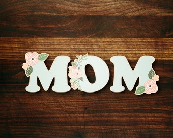 Floral MOM Cookie Cutter set of 3 for Mother&#39;s Day