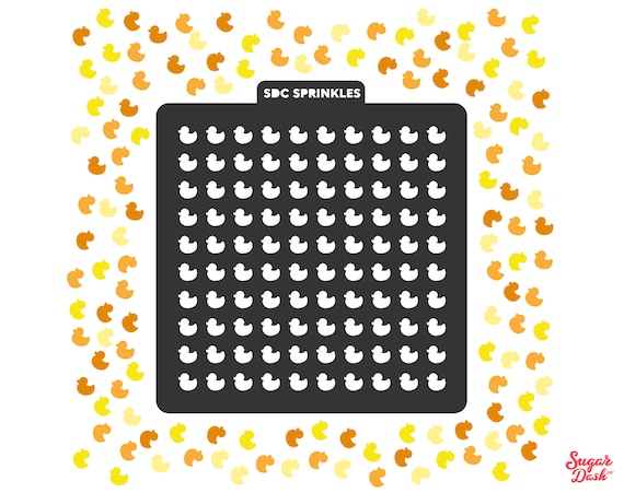 Duck Sprinkle Stencil #18 - Physical Item!