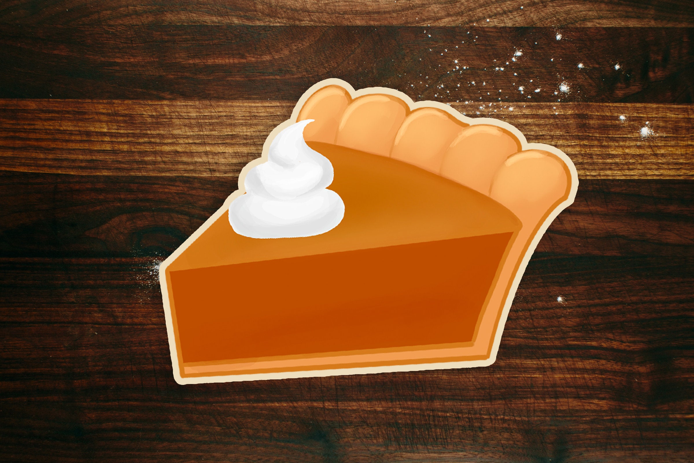 Pumpkin Pie Slice With Whipped Cream Cookie Cutter Etsy