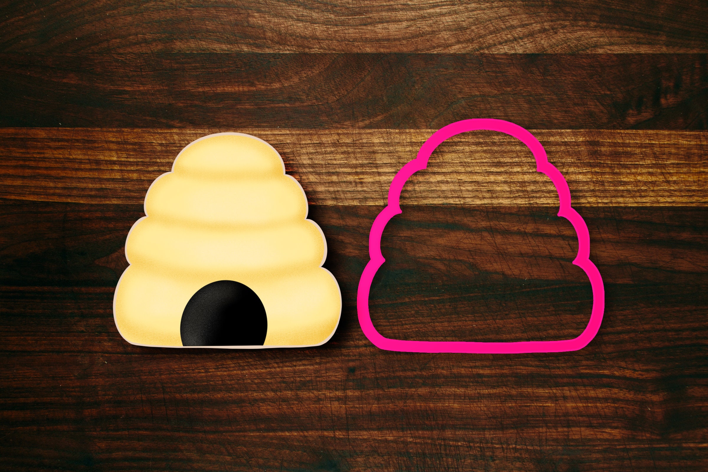 Bee Hive 1 Cookie Cutter Etsy