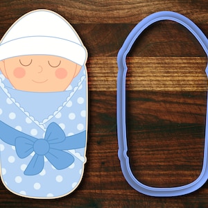 Swaddled Baby #1 Cookie Cutter