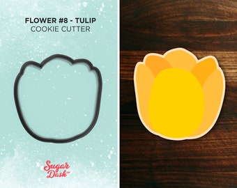 Flower #8 Tulip Cookie Cutter