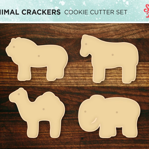 Animal Crackers Cookie Cutter Set of Four