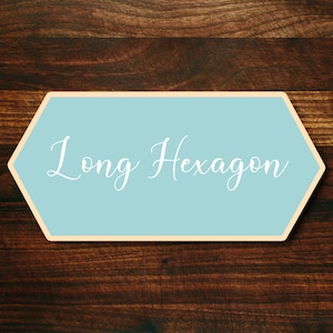 Long Hexagon #2 Tile Cookie Cutter