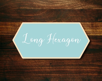 Long Hexagon #2 Tile Cookie Cutter