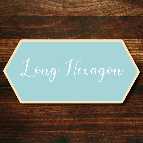 Long Hexagon #2 Tile Cookie Cutter