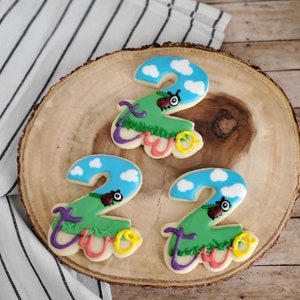 Scripted Number Cookie Cutter Set of 10 - Etsy
