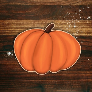 Pumpkin #1 Cookie Cutter - Wide