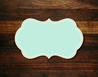 Plaque Cookie Cutter #4