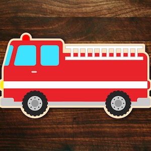 Fire Truck Cookie Cutter
