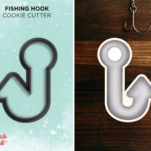 Fish Hook Cookie Cutter - Etsy